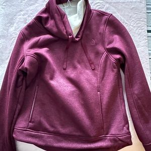 Plum North Face Fleece Pullover
